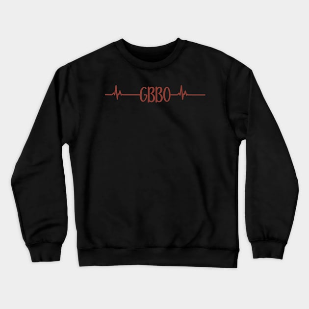 gbbo heart beat Crewneck Sweatshirt by shimodesign